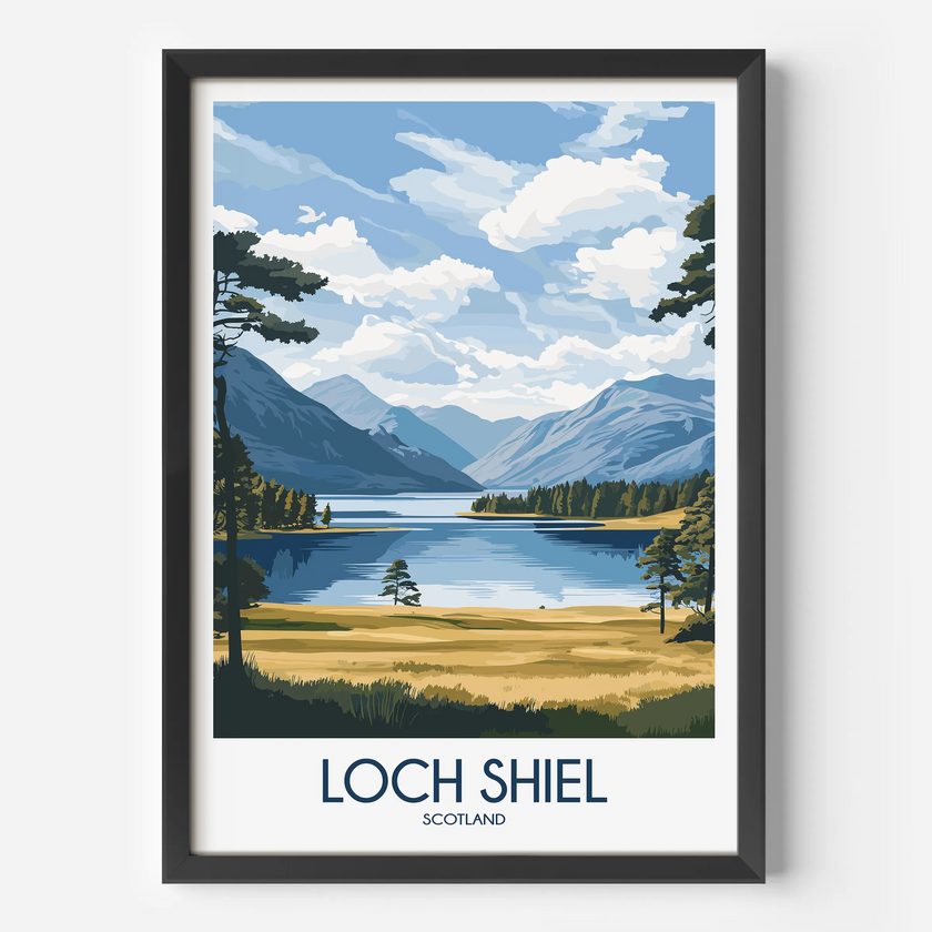 Loch Shiel Destination Art Gift