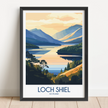 Loch Shiel Minimalist Wall Art