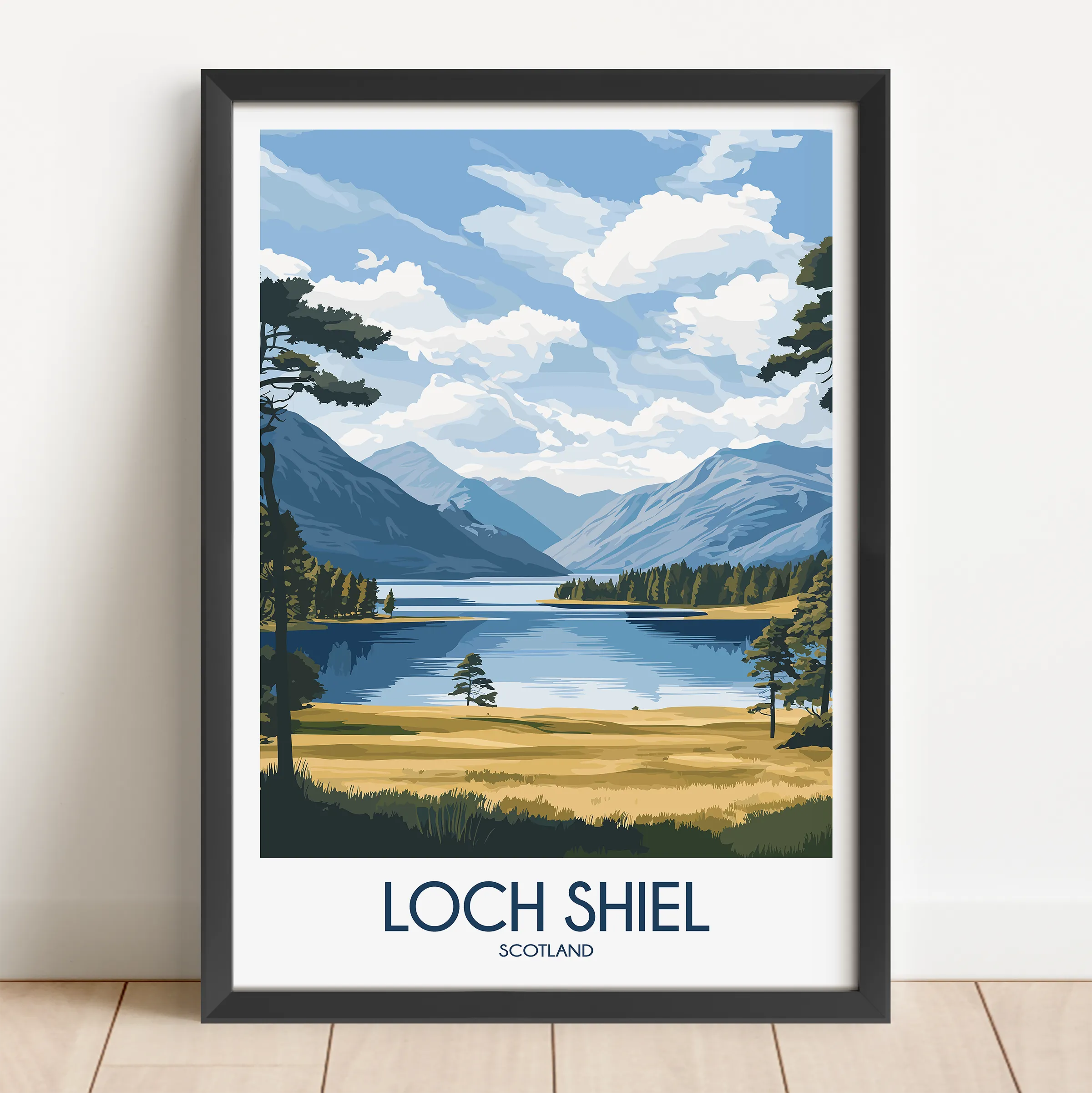Loch Shiel Souvenir Poster Print