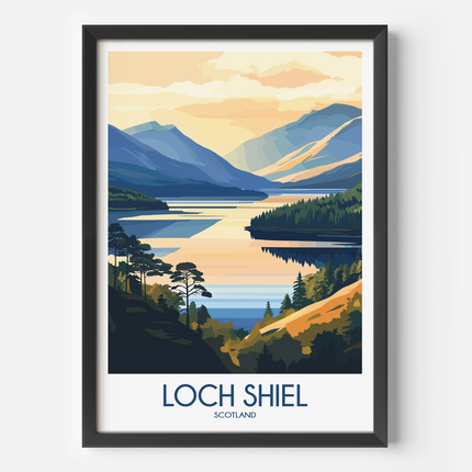 Loch Shiel Souvenir Poster Print