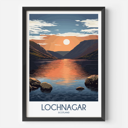 Lochnagar Minimalist Wall Art