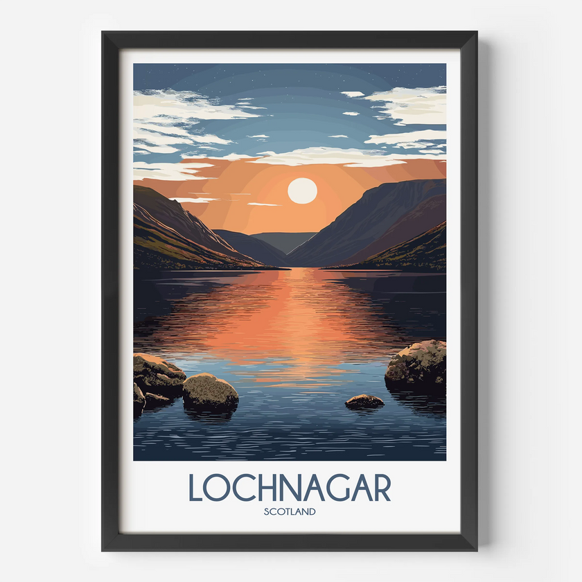 Lochnagar Minimalist Wall Art