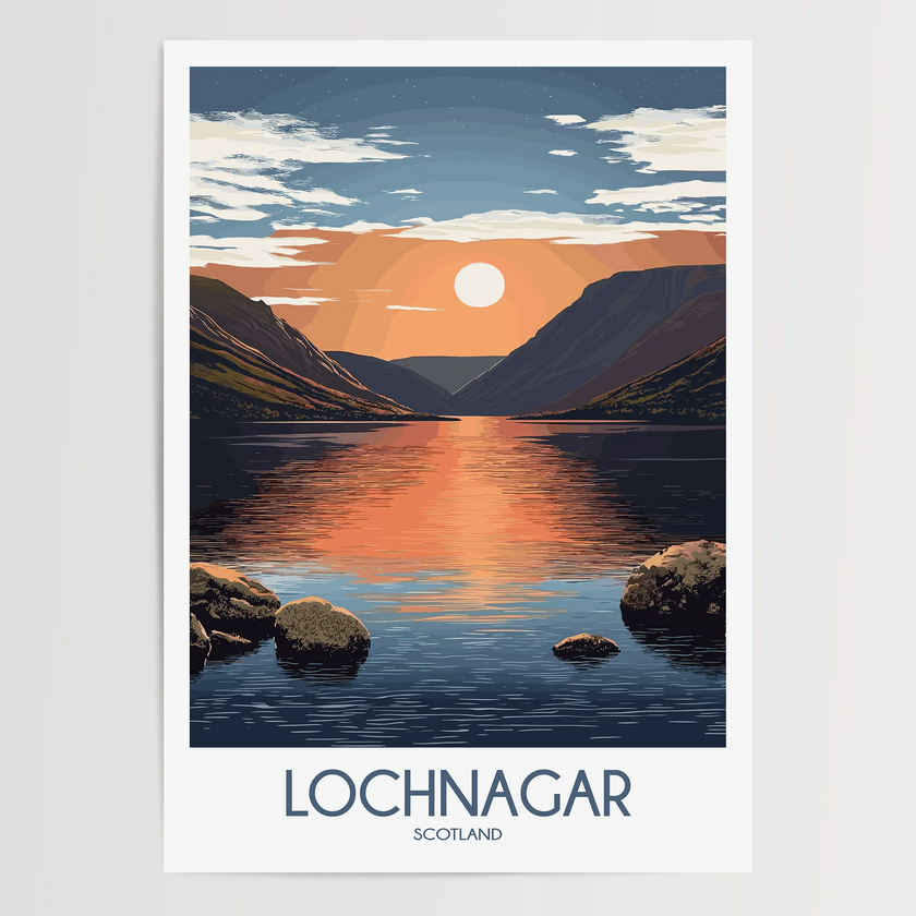 Lochnagar Scenic Landscape Art