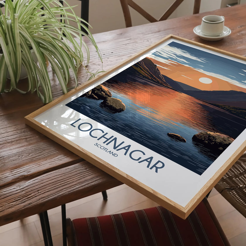 Lochnagar Vintage Style Print