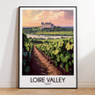 Loire Valley Destination Art Gift
