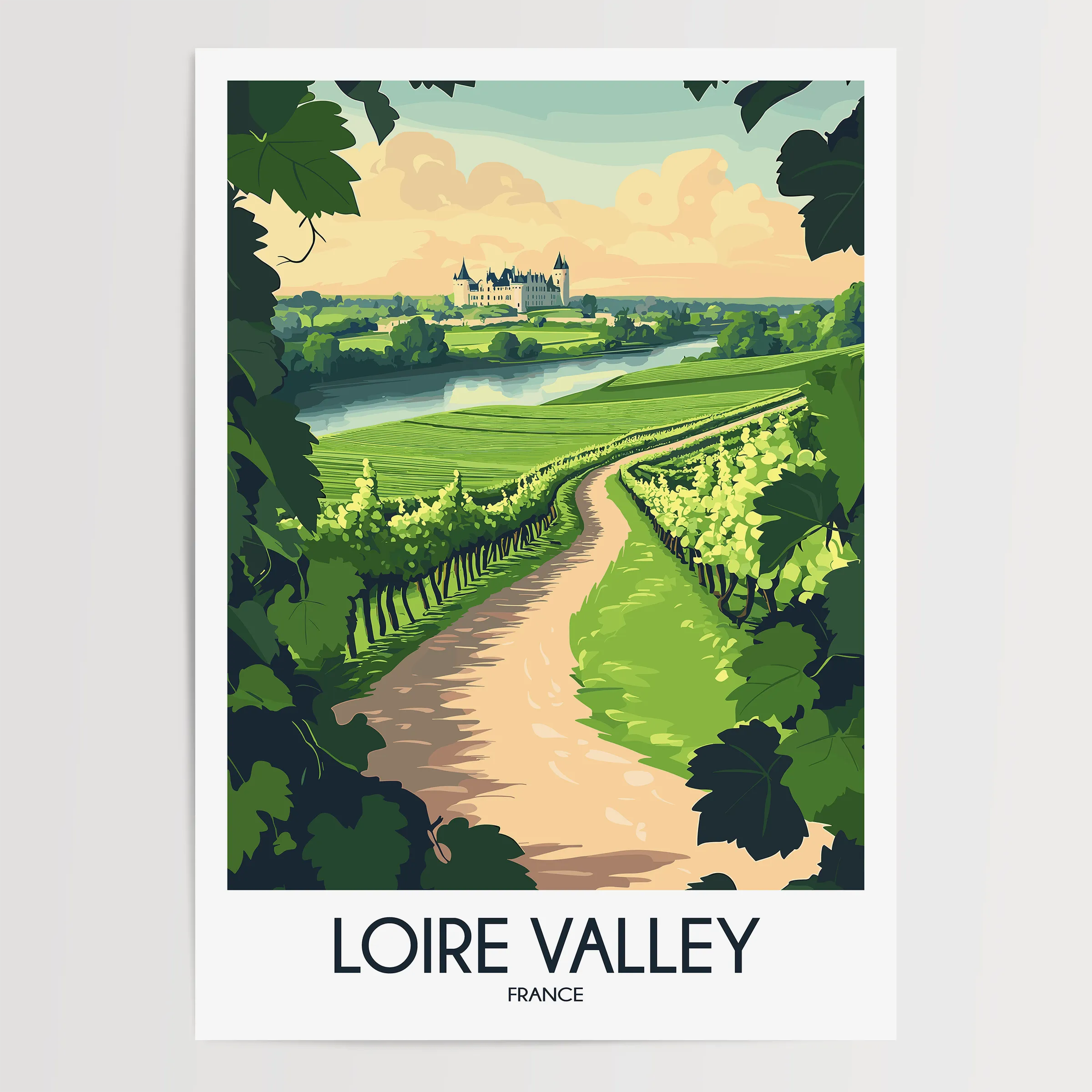 Loire Valley Home Office Decor