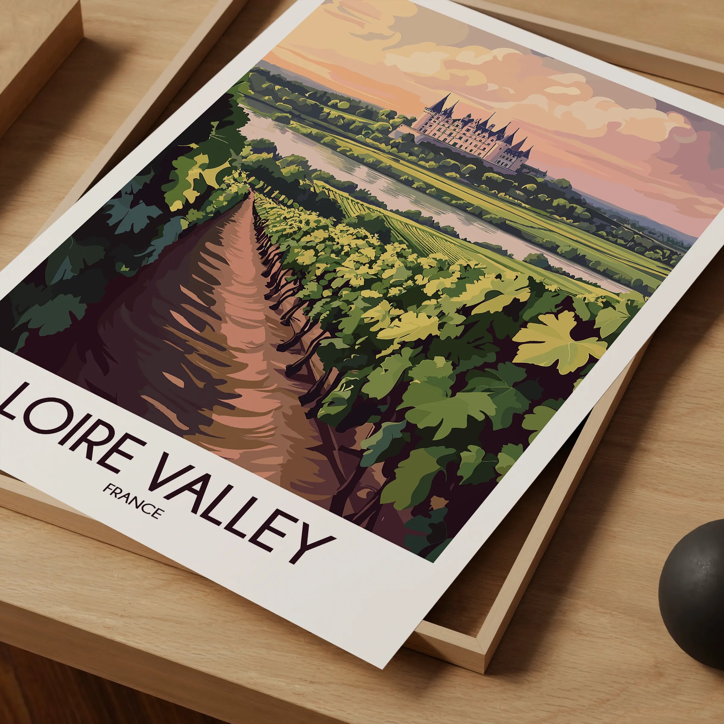Loire Valley Minimalist Wall Art