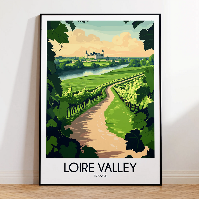 Loire Valley Minimalist Wall Art