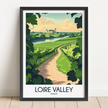 Loire Valley Scenic Landscape Art