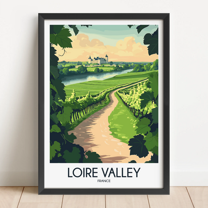 Loire Valley Scenic Landscape Art