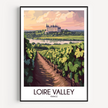Loire Valley Vintage Style Print