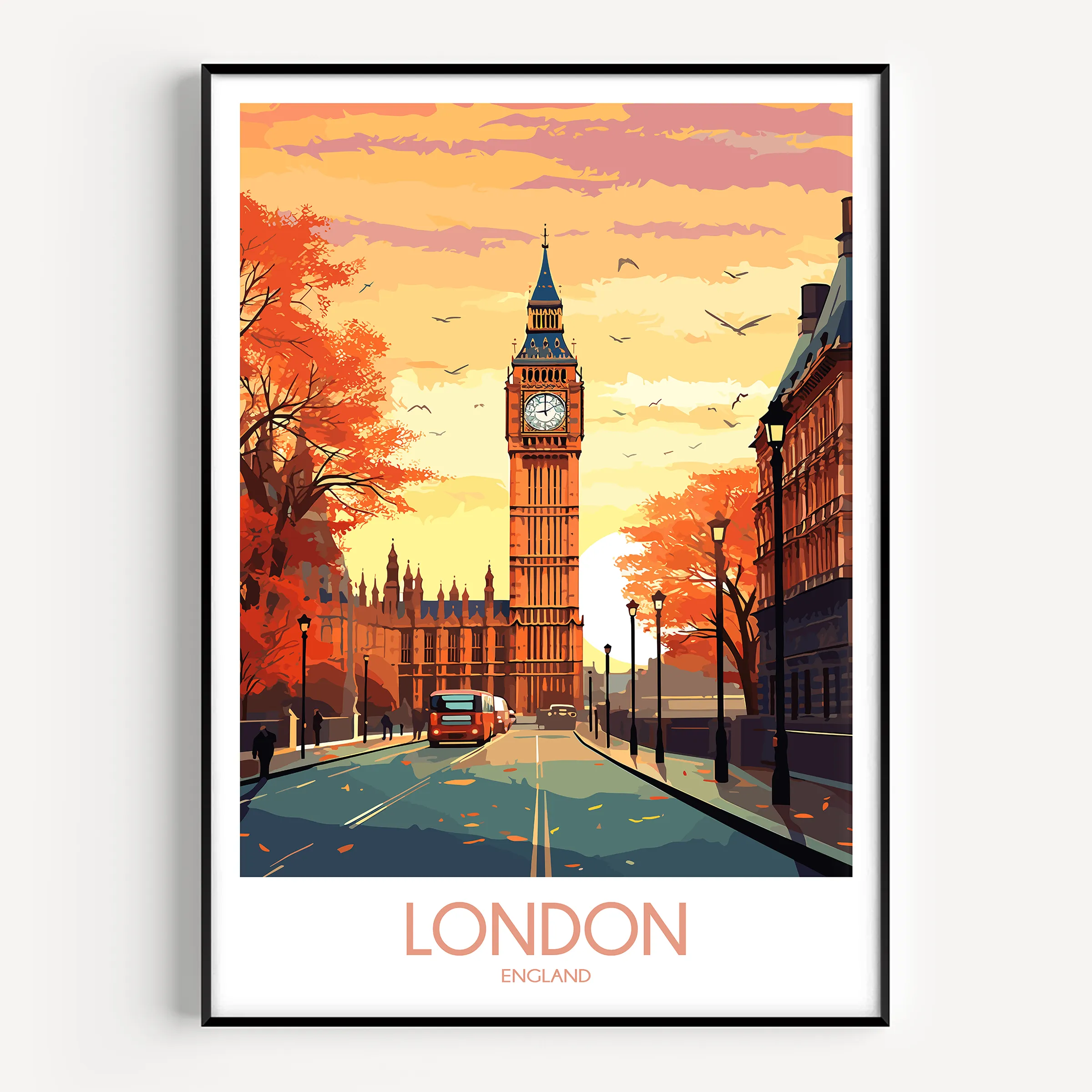London Minimalist Wall Art