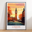 London Souvenir Poster Print