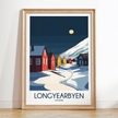 Longyearbyen Vintage Style Print