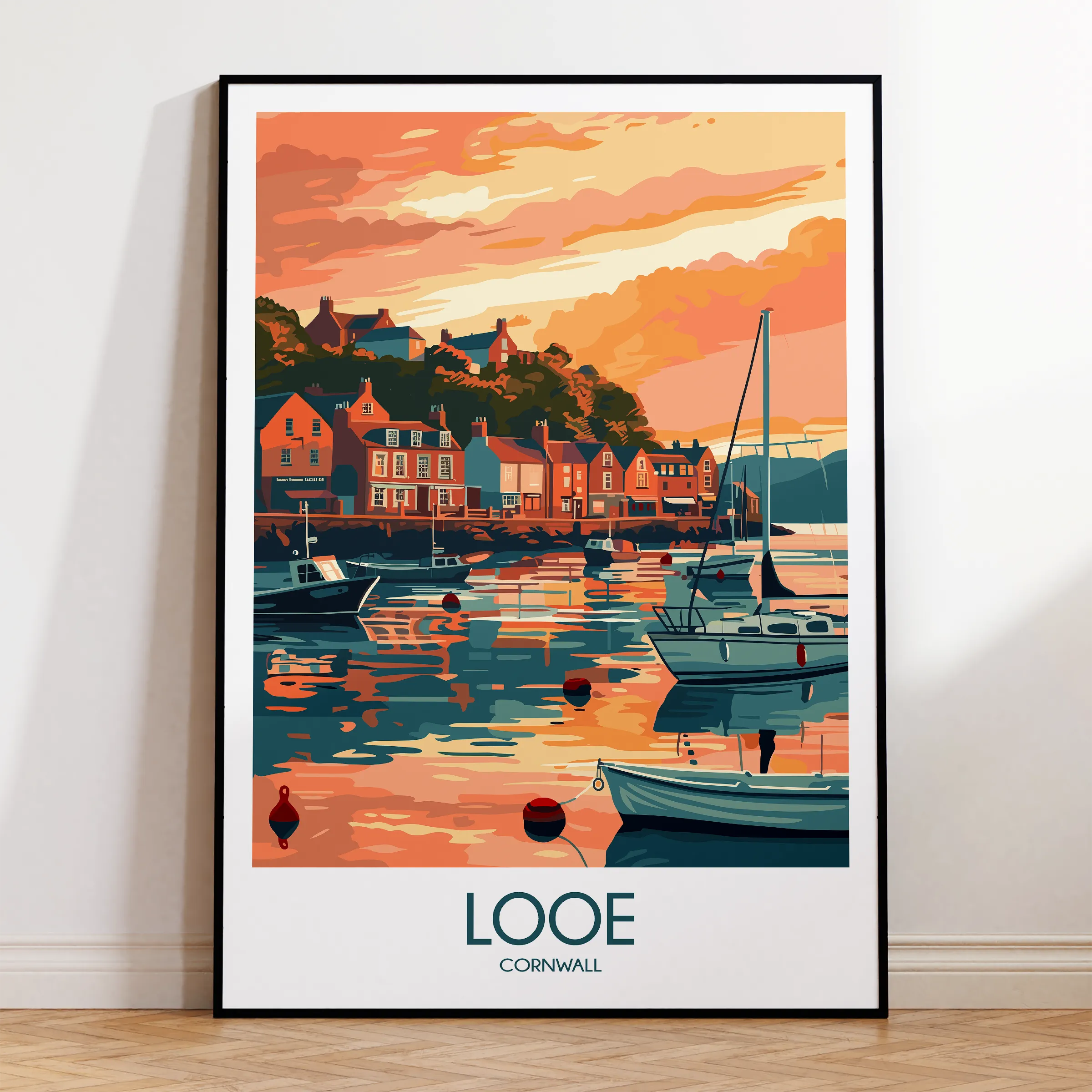 Looe Scenic Landscape Art