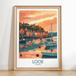 Looe Vintage Style Print