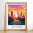 Los Angeles Destination Art Gift