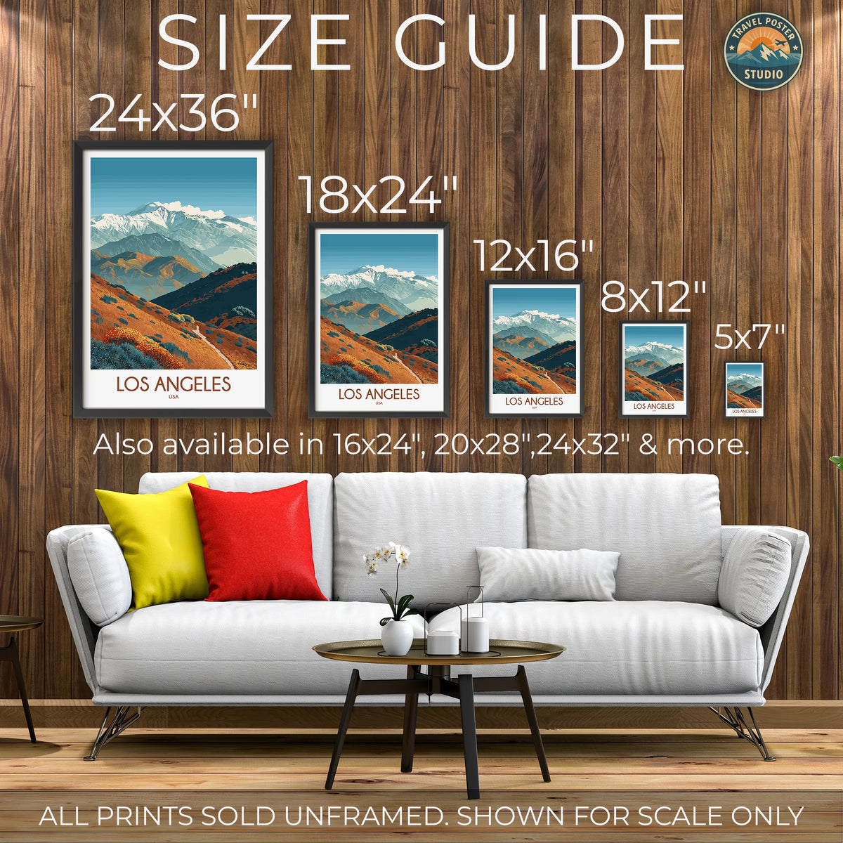 Los Angeles Destination Art Gift