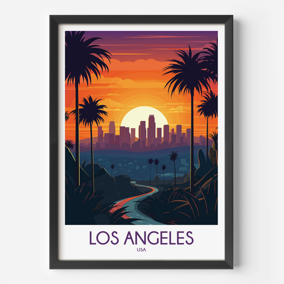 Los Angeles Gallery Quality Print