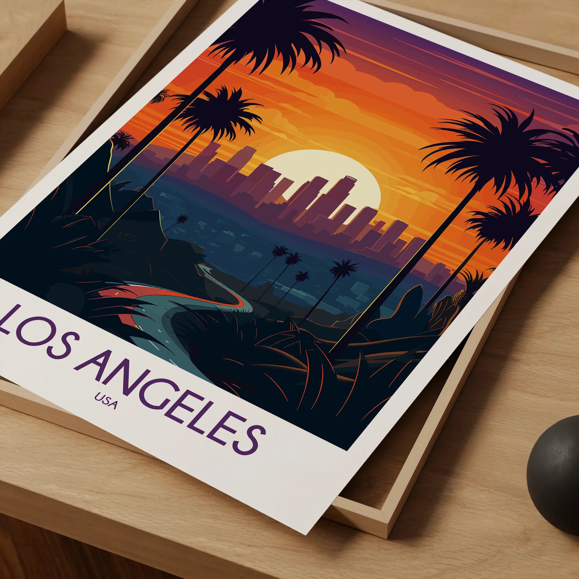 Los Angeles Minimalist Wall Art