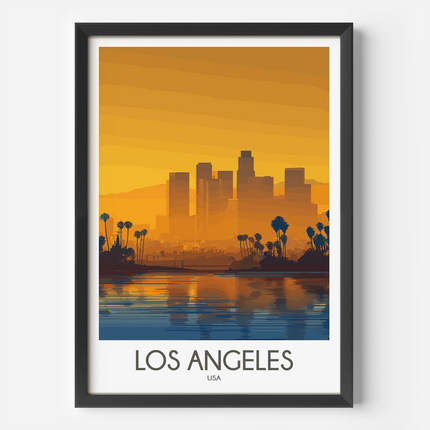Los Angeles Minimalist Wall Art