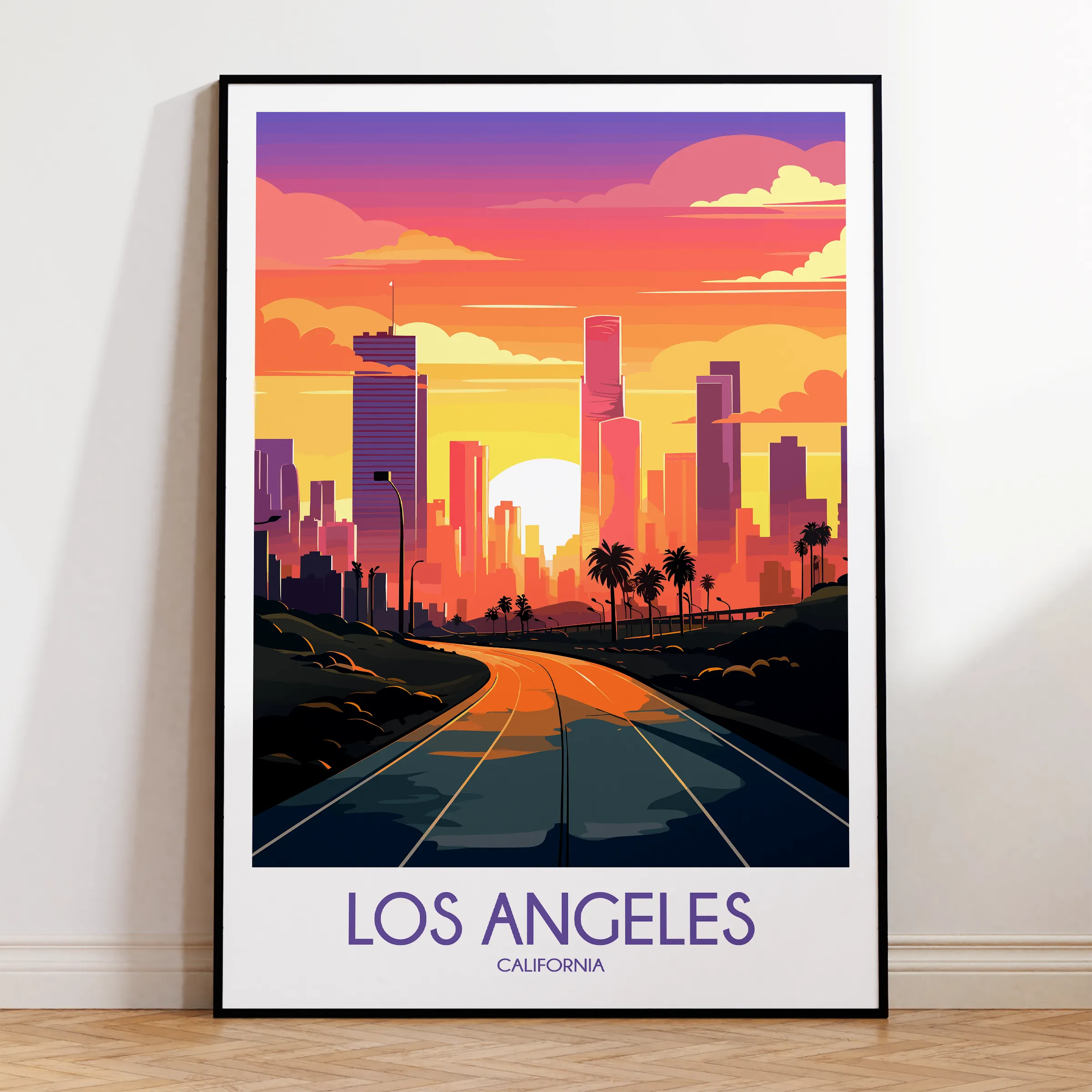 Los Angeles Minimalist Wall Art