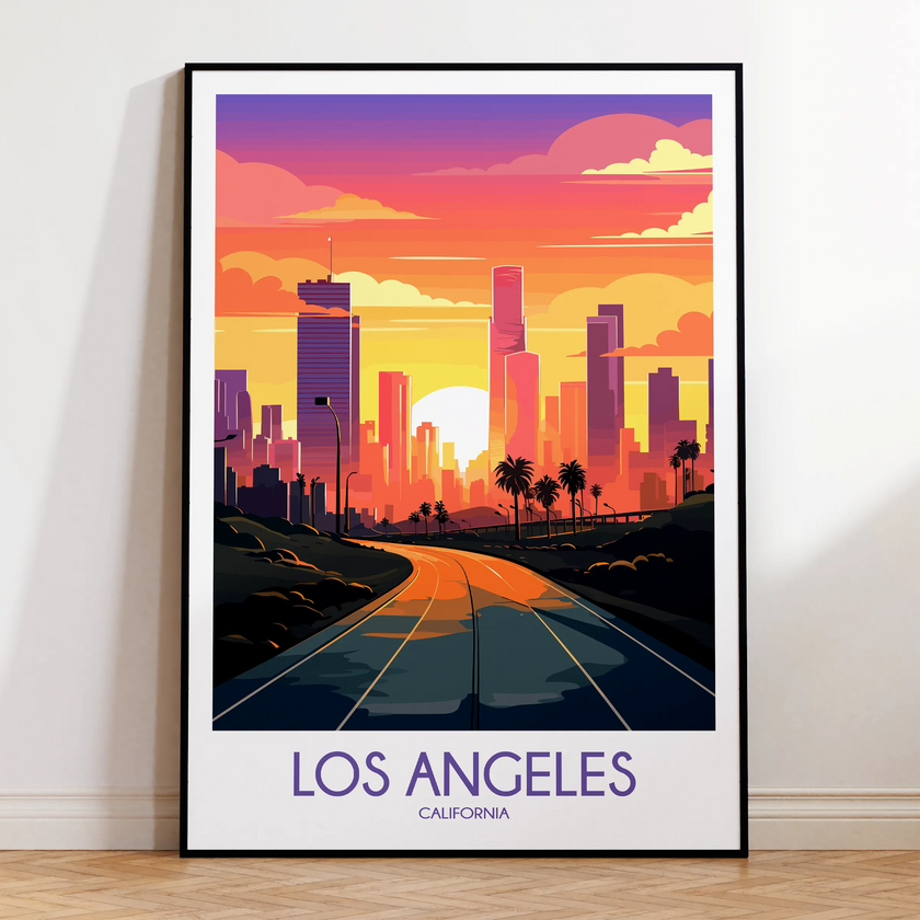 Los Angeles Minimalist Wall Art