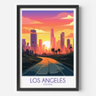 Los Angeles Modern Travel Poster