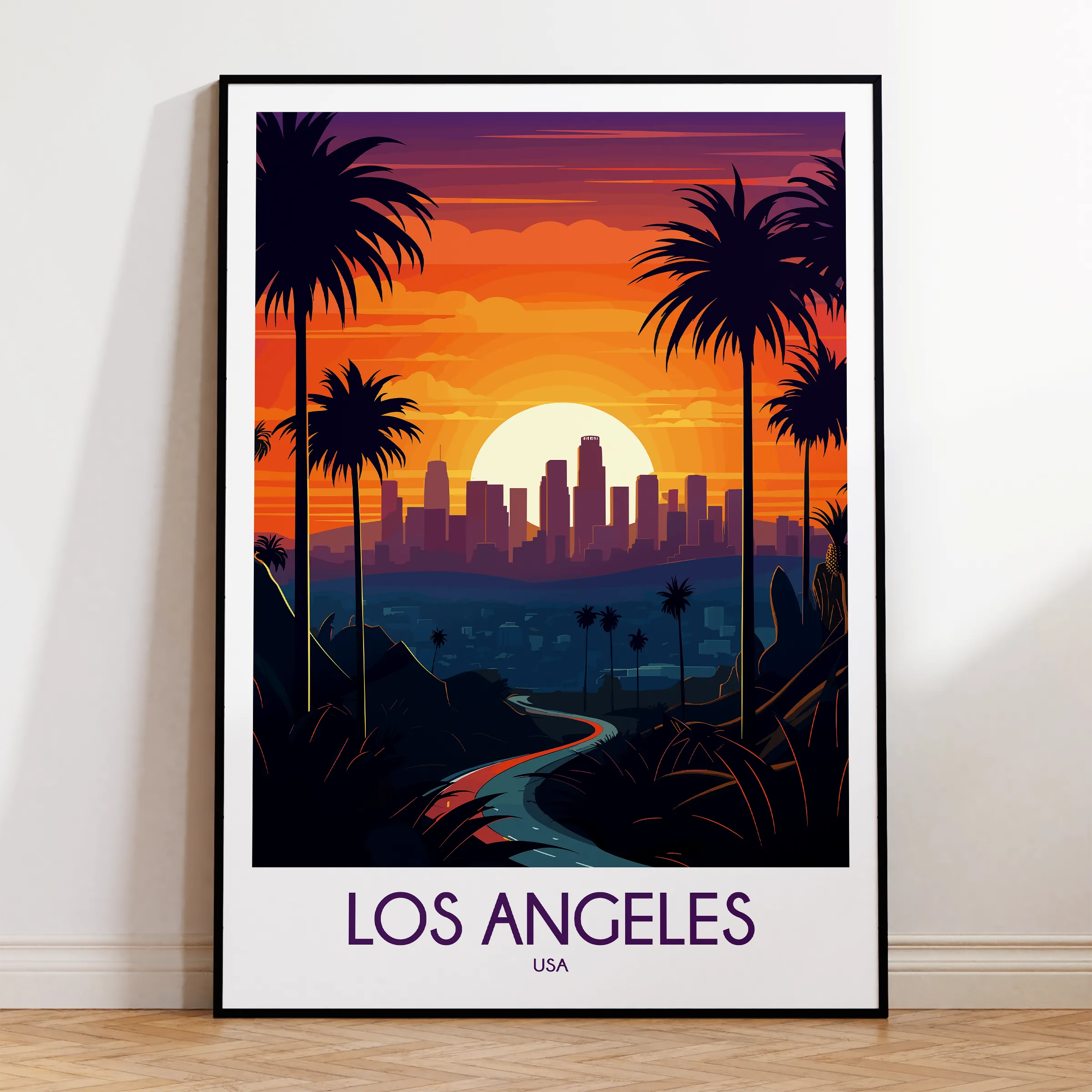 Los Angeles Scenic Landscape Art
