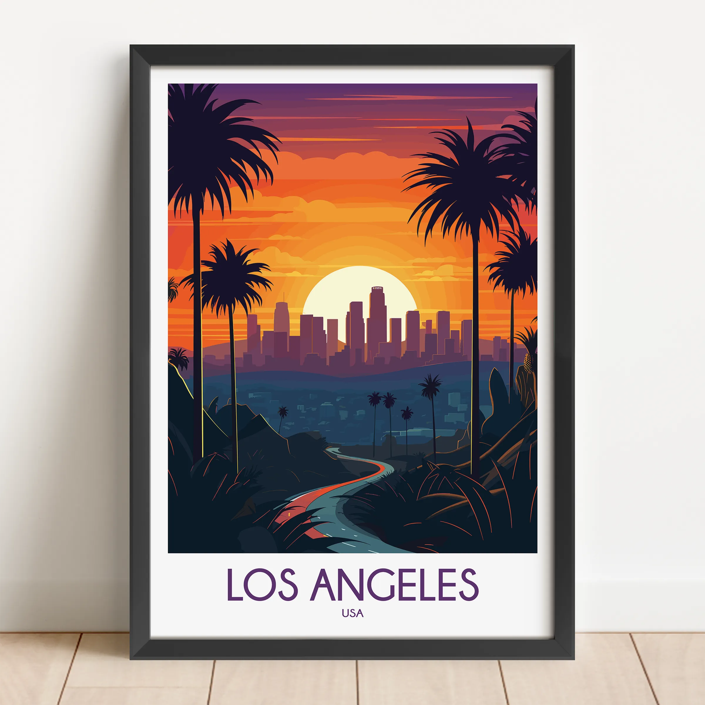 Los Angeles Souvenir Poster Print