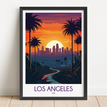 Los Angeles Souvenir Poster Print