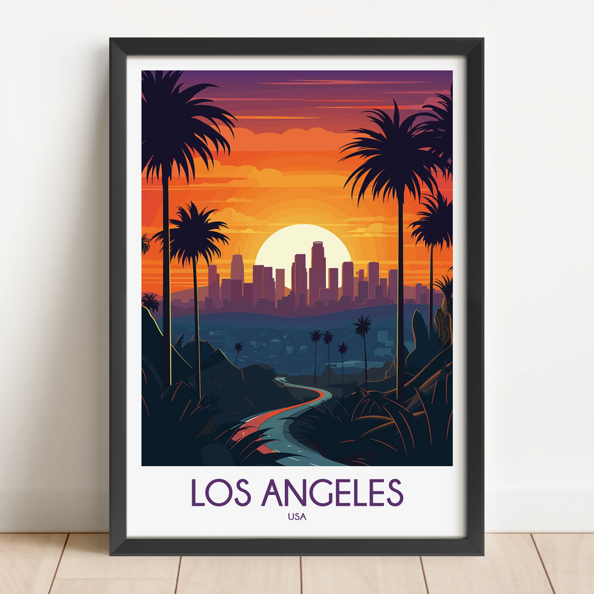 Los Angeles Souvenir Poster Print