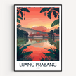 Luang Prabang Destination Art Gift