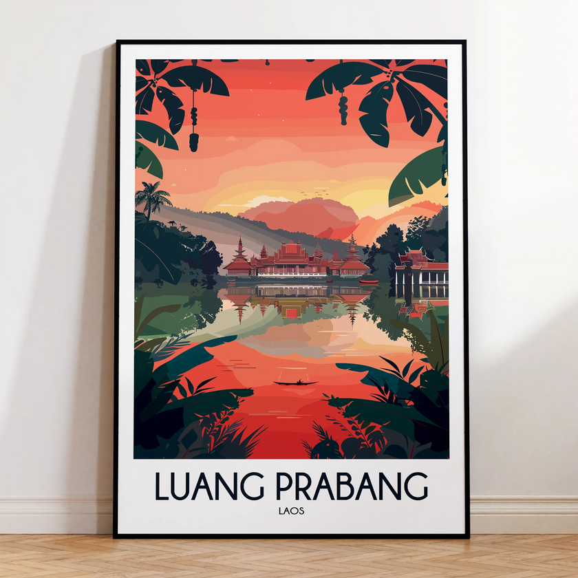 Luang Prabang Souvenir Poster Print