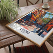 Lyon Modern Travel Poster