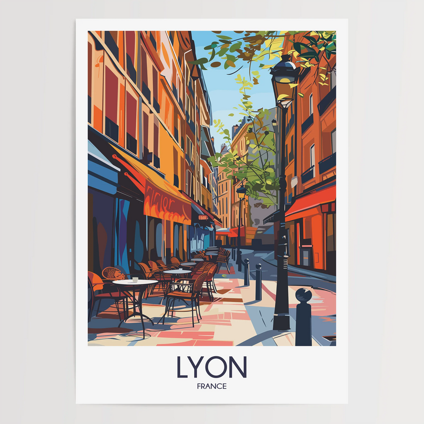 Lyon Souvenir Poster Print