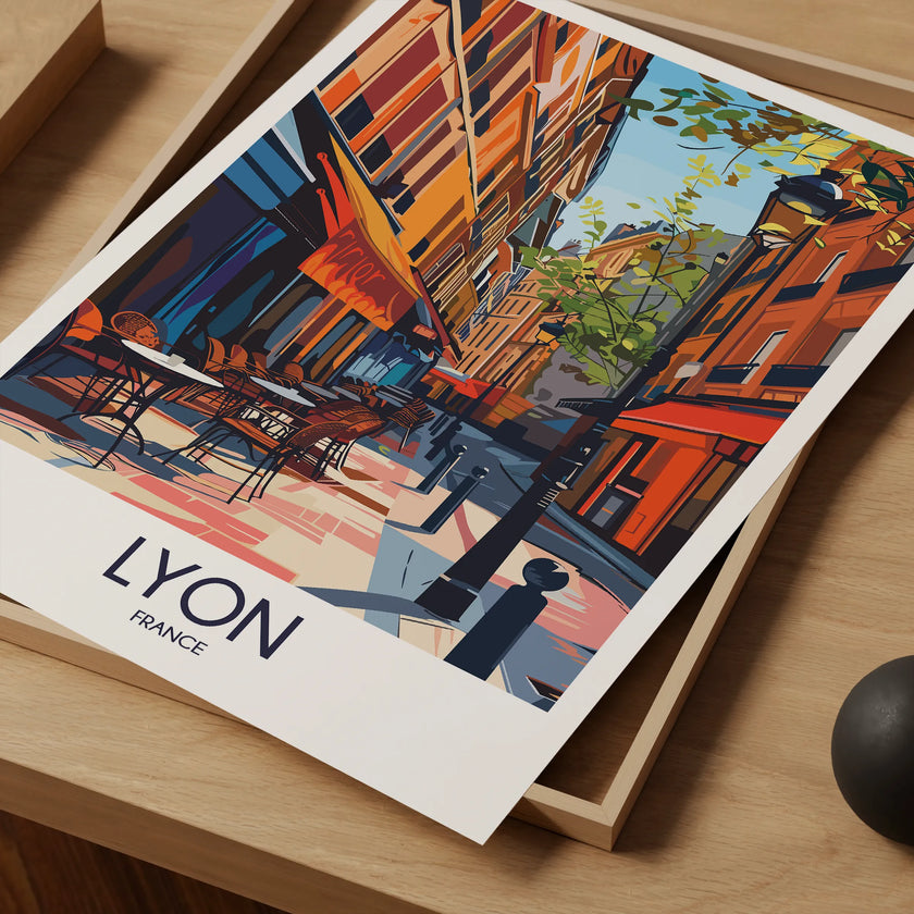 Lyon Vintage Style Print