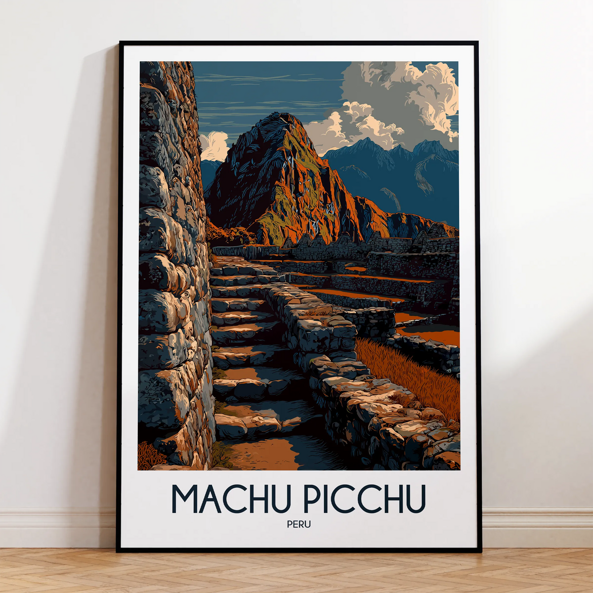 Machu Picchu Destination Art Gift