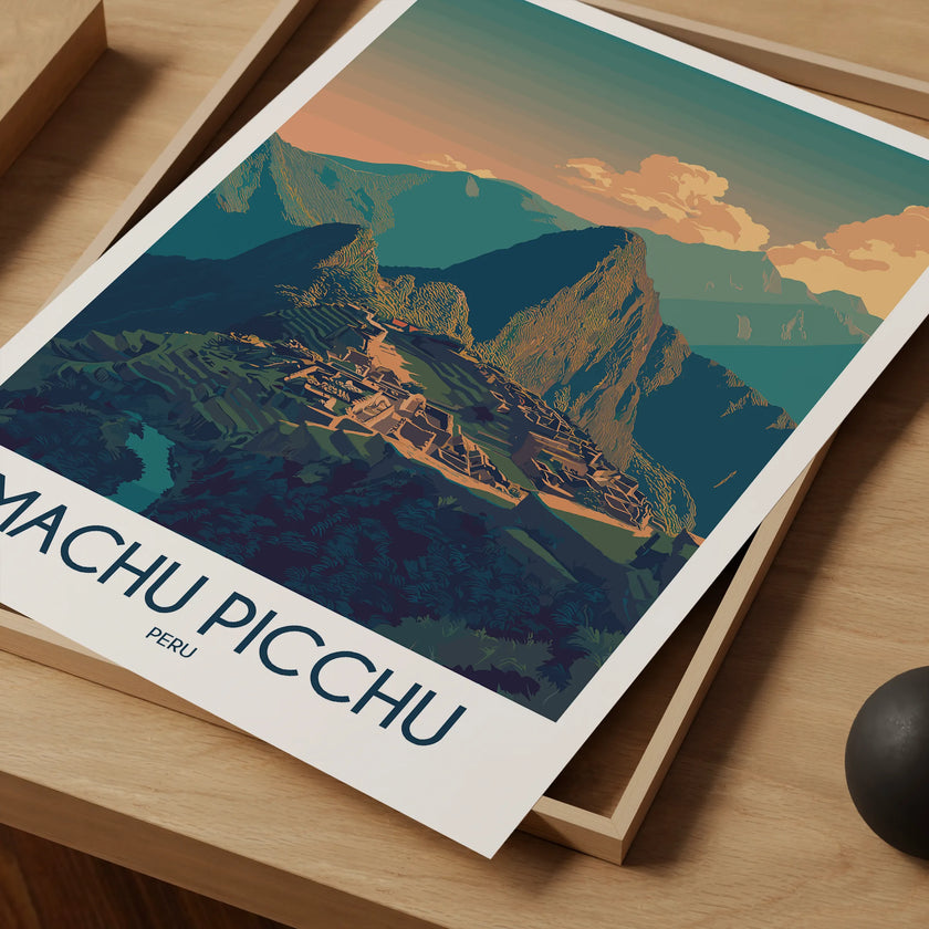 Machu Picchu Minimalist Wall Art