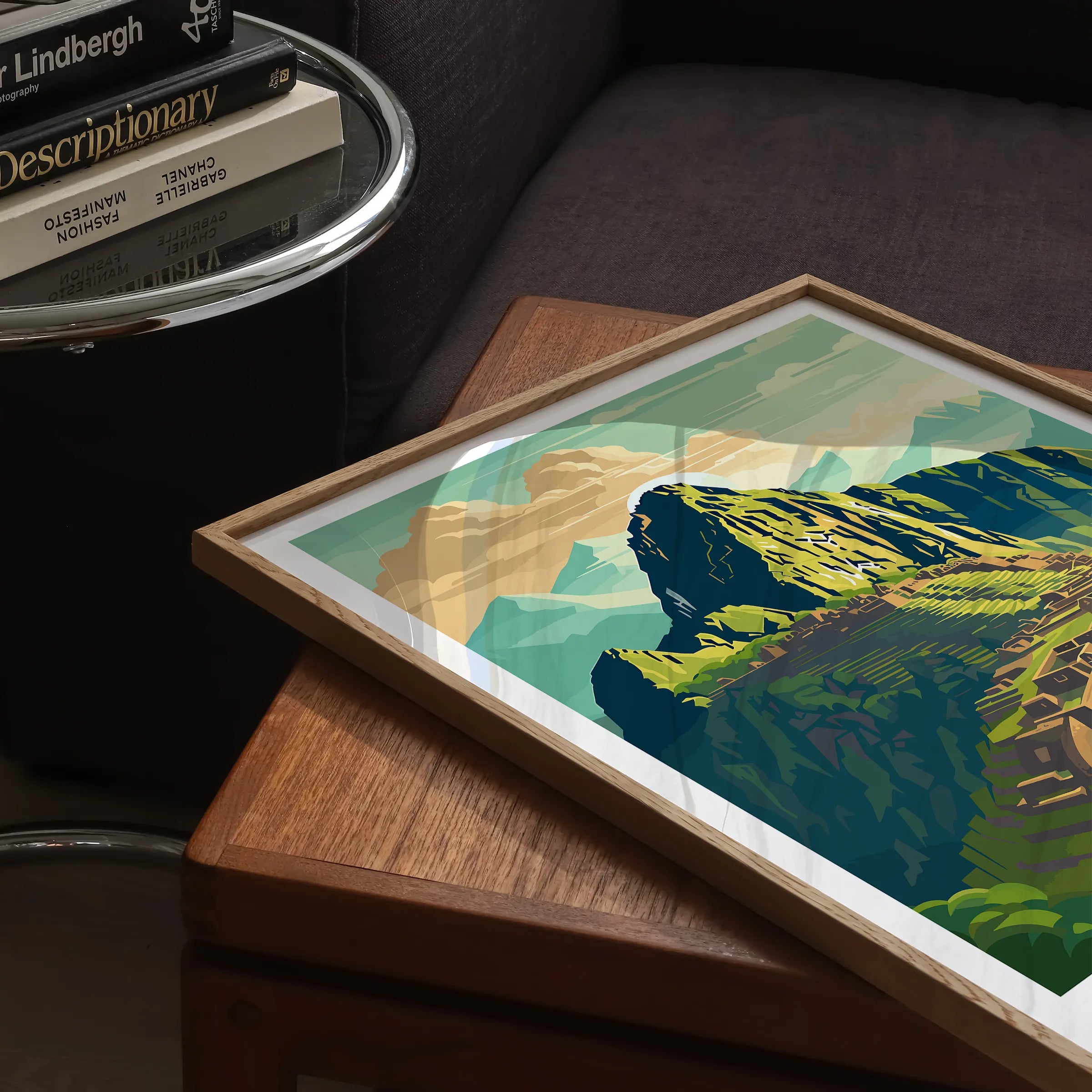 Machu Picchu Modern Travel Poster