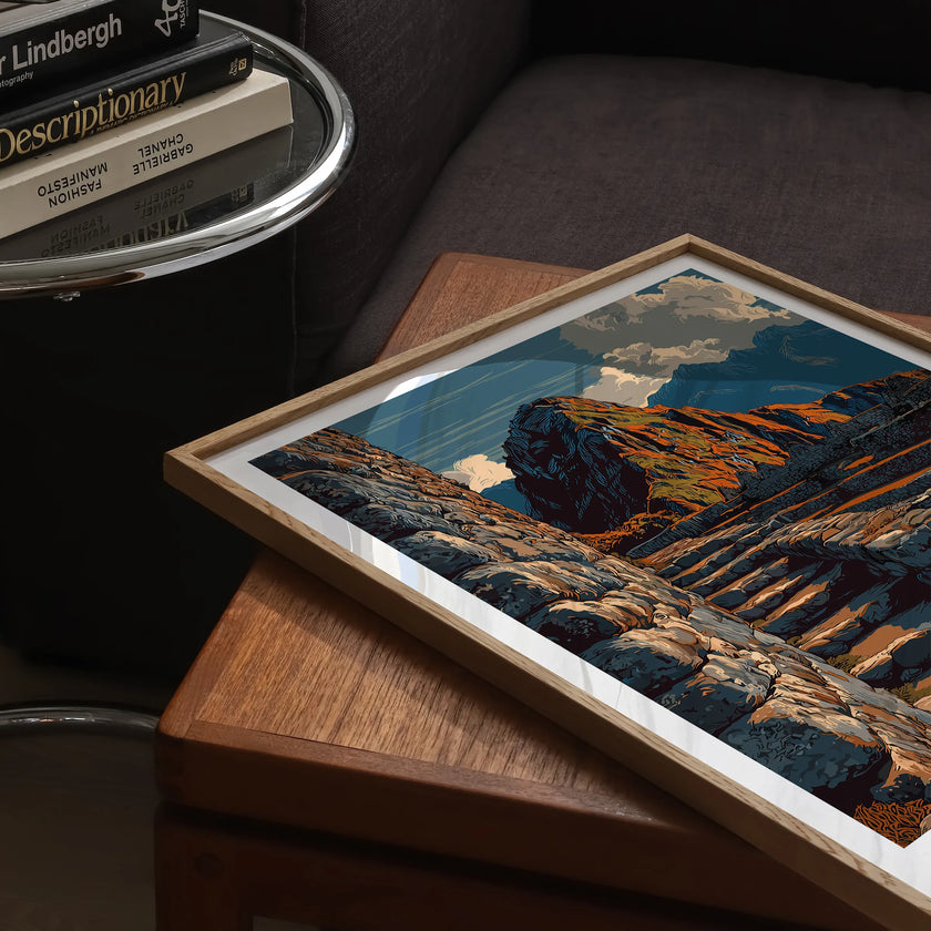 Machu Picchu Scenic Landscape Art