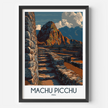 Machu Picchu Scenic Landscape Art