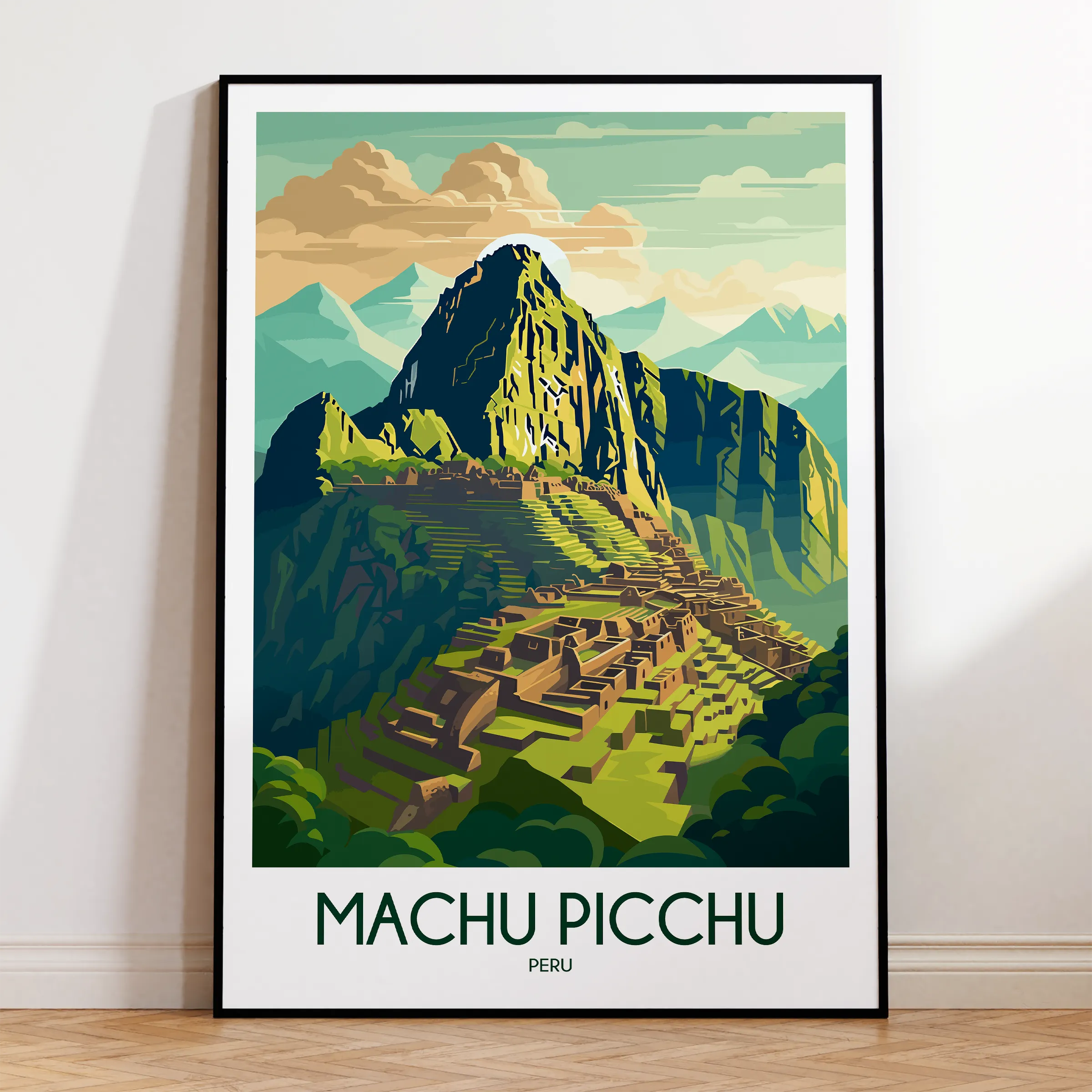 Machu Picchu Souvenir Poster Print