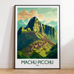 Machu Picchu Souvenir Poster Print
