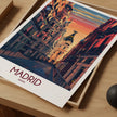 Madrid Destination Art Gift