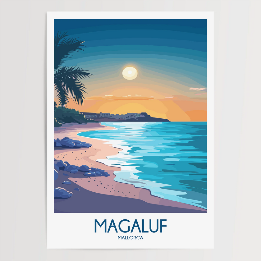 Magaluf Scenic Landscape Art