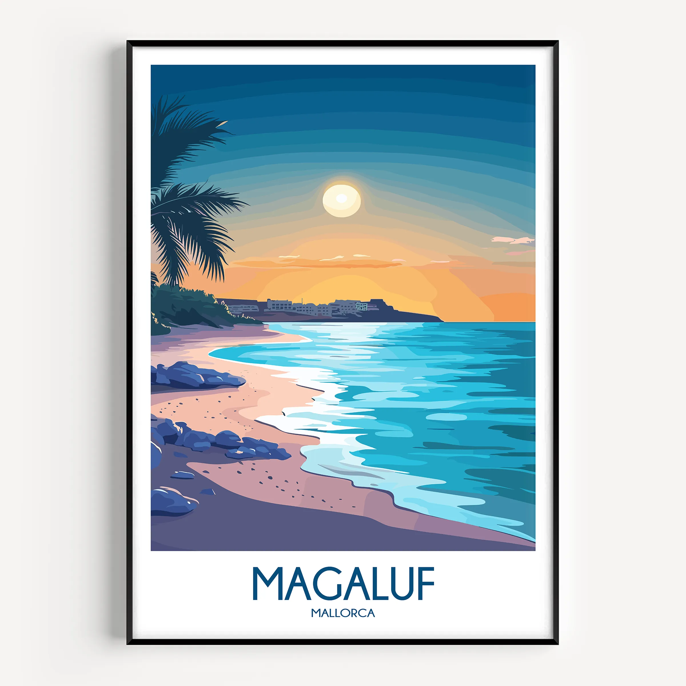 Magaluf Souvenir Poster Print