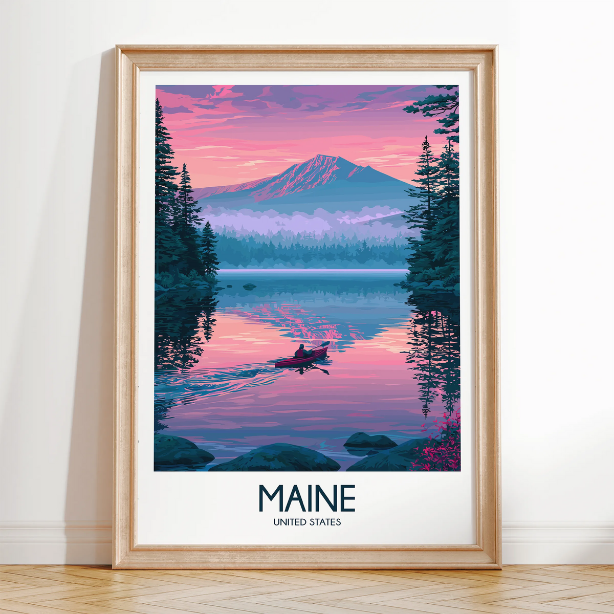 Maine Destination Art Gift