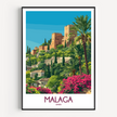 Malaga Destination Art Gift