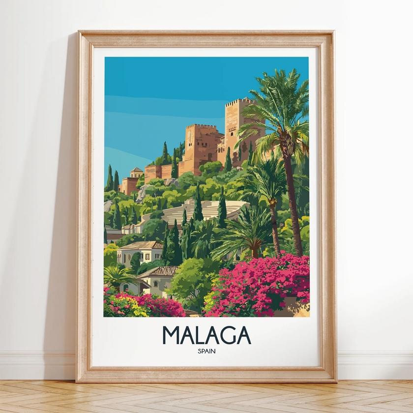 Malaga Scenic Landscape Art